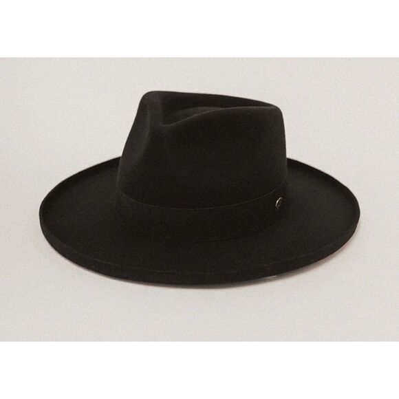 Two Roads ECHO PARK FEDORA HAT in Black Size 59 / NWT - Picture 3 of 12